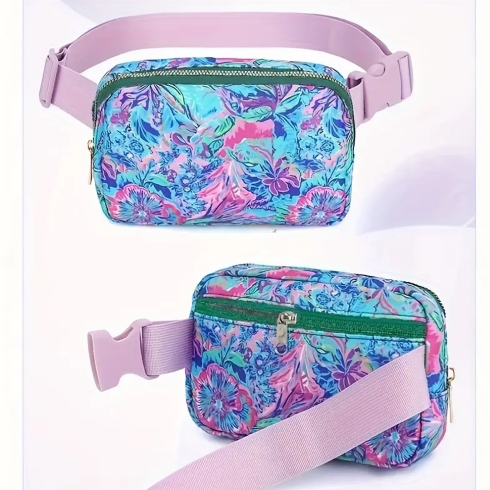 🆕🌸 Floral Pink Belt Bag [Lulu Lifestyle Fanny]